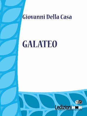 cover image of Galateo